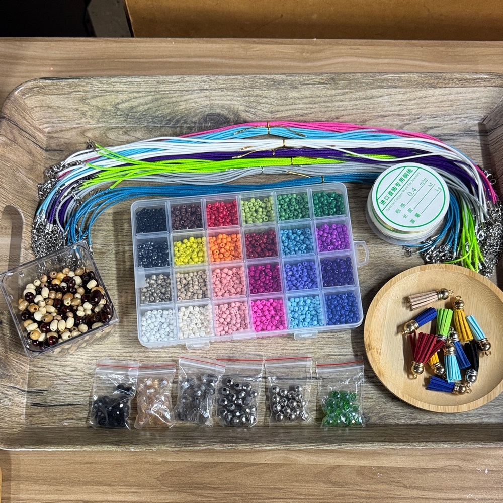 Lot of jewelry making supplies